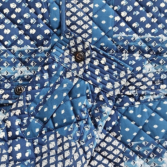 Scotch & Soda Printed QuiltedOvershirt in Blue for Men size small - Picture 10 of 11